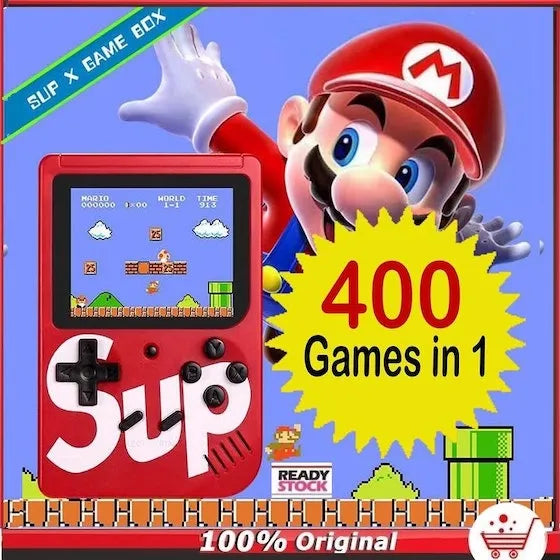 retro konzola sa starim igricama, super mario, contra