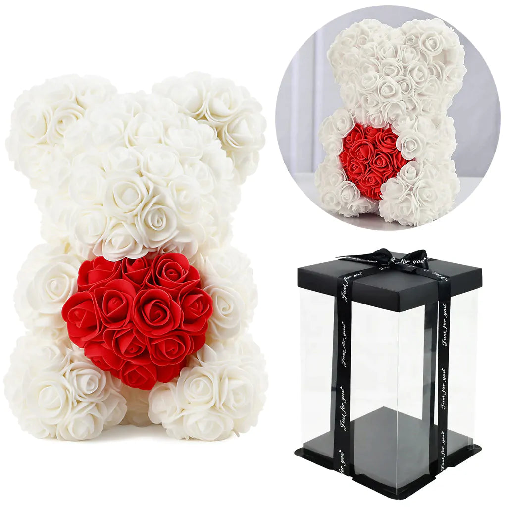 medvjedic od ruža, poklon