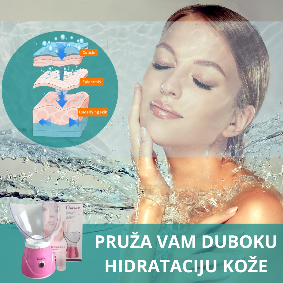 Sauna za lice + nastavak za inhalaciju